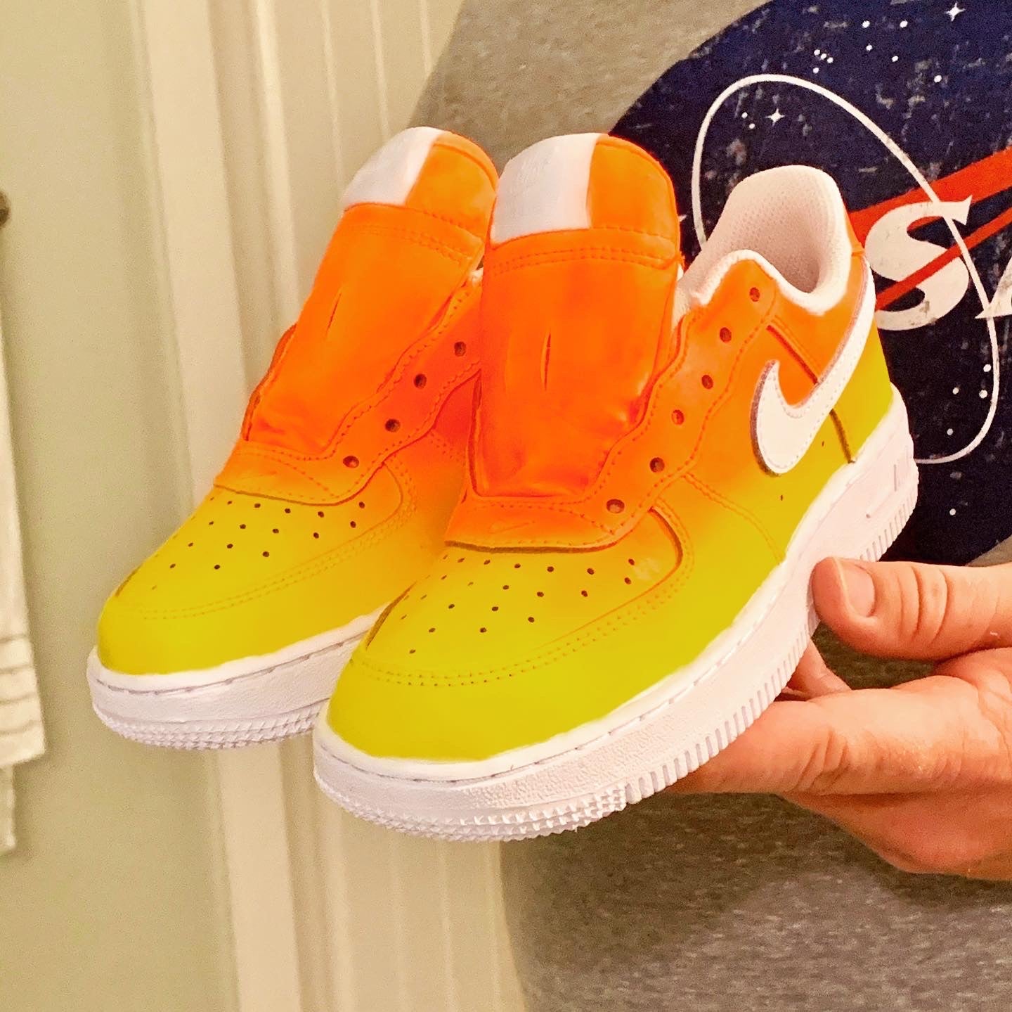 Gradient Dyed Air Force 1's